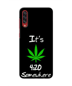 Weed Quote Samsung A70s Real 4D Back Cover