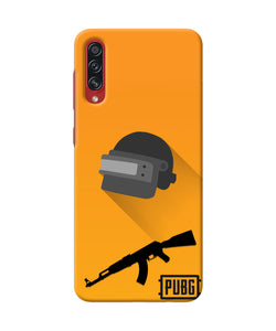 PUBG Helmet and Gun Samsung A70s Real 4D Back Cover