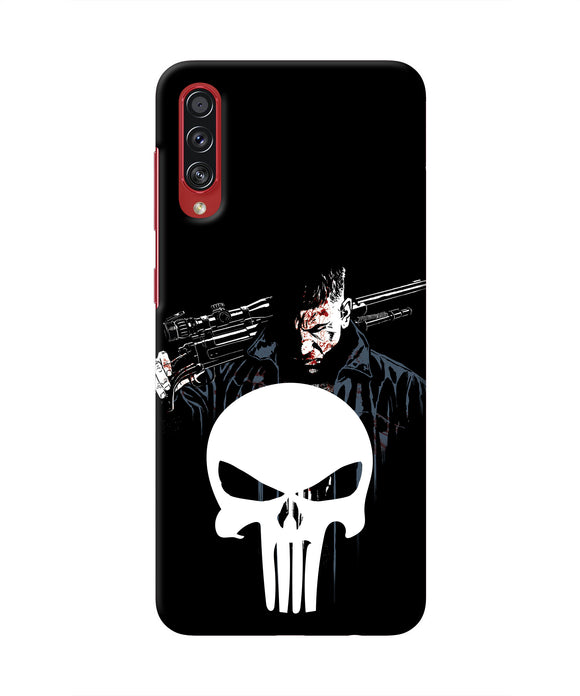 Punisher Character Samsung A70s Real 4D Back Cover