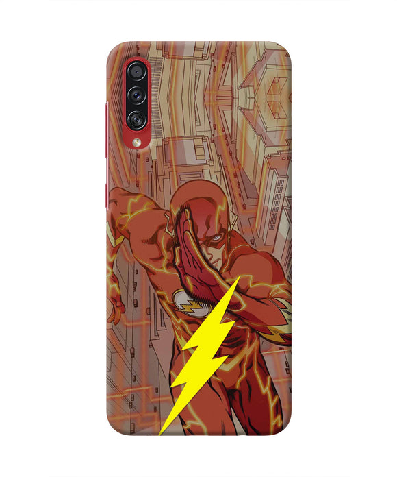 Flash Running Samsung A70s Real 4D Back Cover