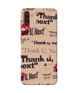 Thank you next Samsung A70s Back Cover