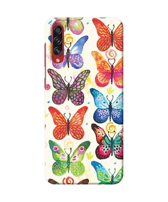 Abstract butterfly print Samsung A70s Back Cover