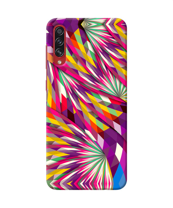 Abstract colorful print Samsung A70s Back Cover