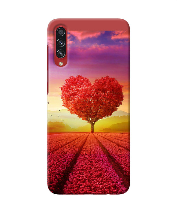 Natural heart tree Samsung A70s Back Cover