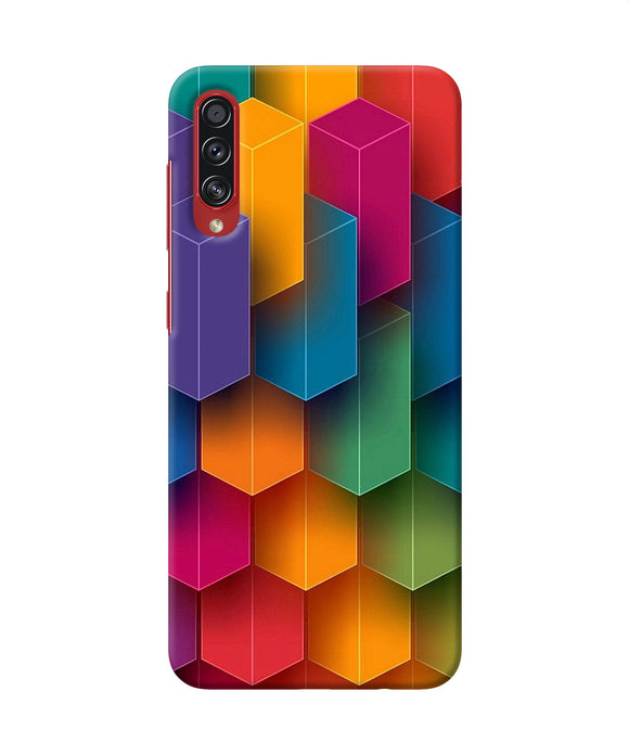 Abstract rectangle print Samsung A70s Back Cover