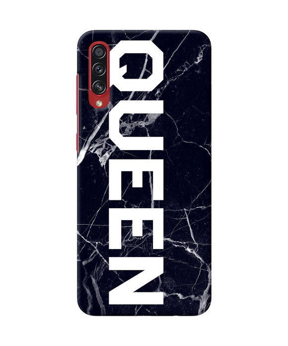 Queen marble text Samsung A70s Back Cover