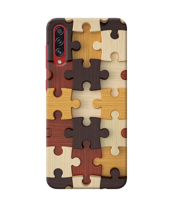 Wooden puzzle Samsung A70s Back Cover