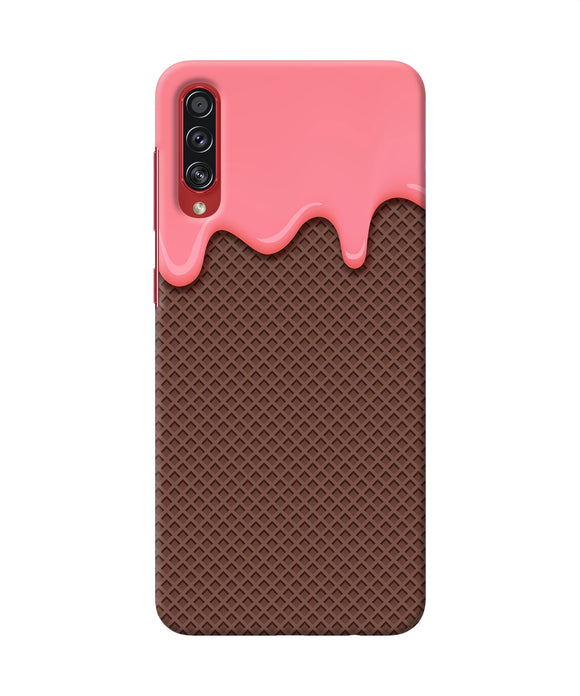 Waffle cream biscuit Samsung A70s Back Cover