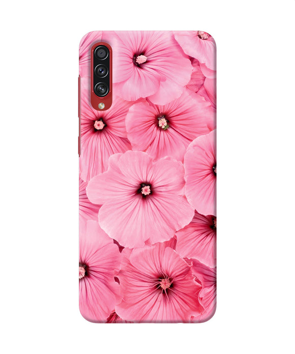 Pink flowers Samsung A70s Back Cover