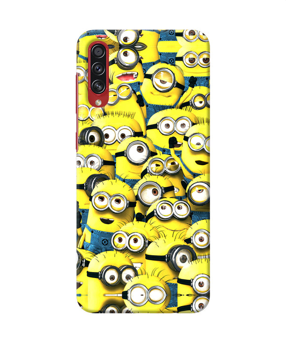 Minions mini crowd Samsung A70s Back Cover