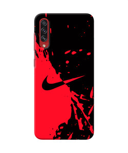 Nike red black poster Samsung A70s Back Cover