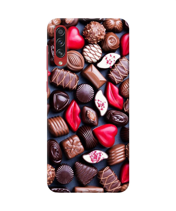 Valentine special chocolates Samsung A70s Back Cover