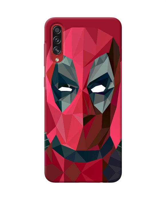 Abstract deadpool full mask Samsung A70s Back Cover