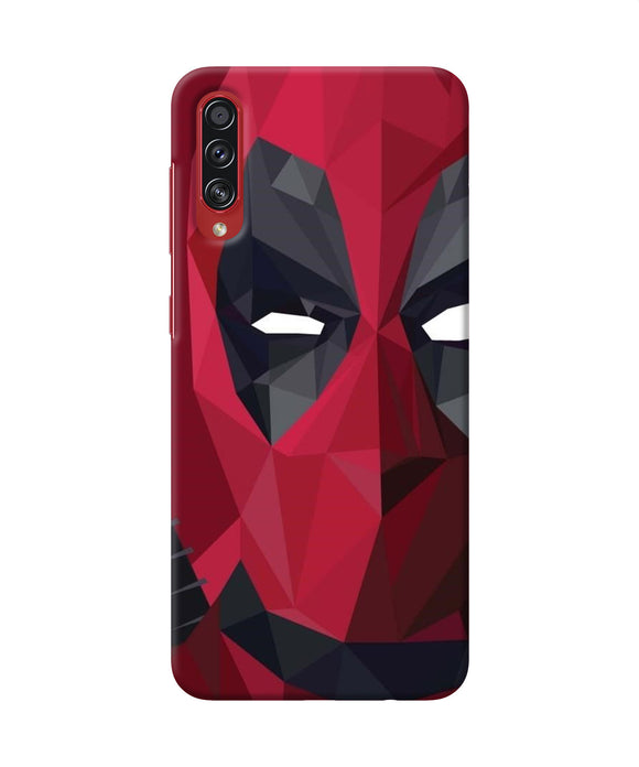 Abstract deadpool half mask Samsung A70s Back Cover