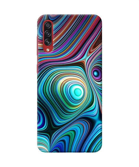 Abstract coloful waves Samsung A70s Back Cover
