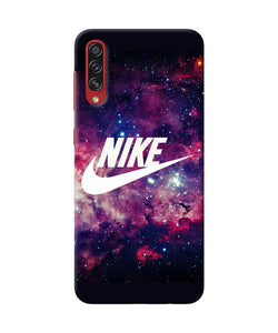 NIke galaxy logo Samsung A70s Back Cover