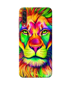 Lion color poster Samsung A70s Back Cover