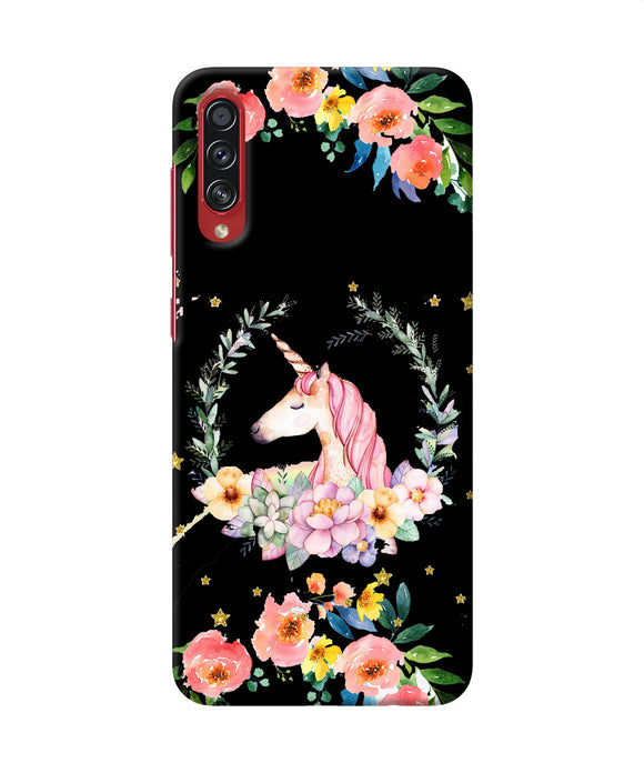 Unicorn flower Samsung A70s Back Cover