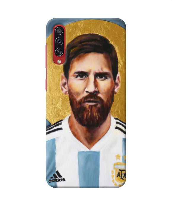 Messi face Samsung A70s Back Cover