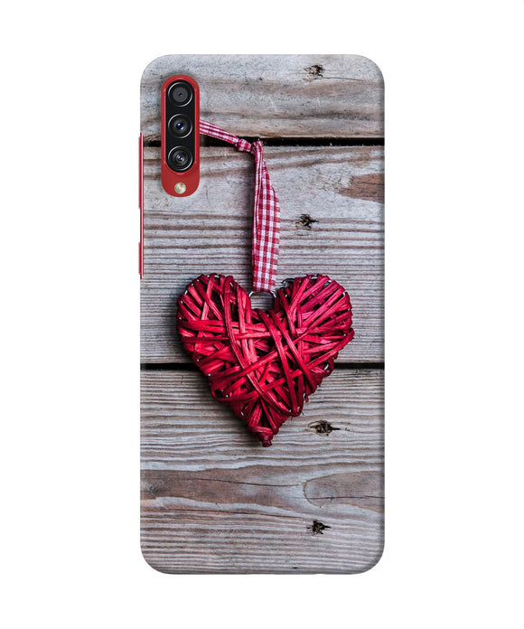 Lace heart Samsung A70s Back Cover