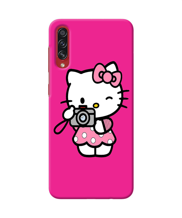 Hello kitty cam pink Samsung A70s Back Cover