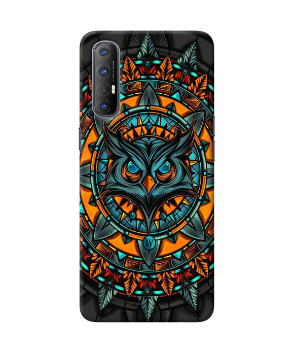 Angry Owl Art Oppo Reno3 Pro Back Cover