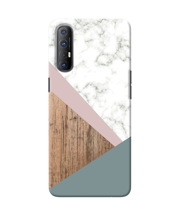 Marble wood Abstract Oppo Reno3 Pro Back Cover