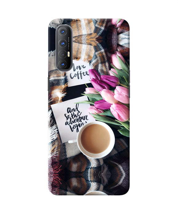 Love Coffee Quotes Oppo Reno3 Pro Back Cover