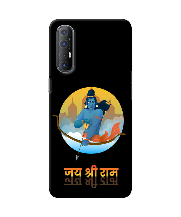 Black Jay Shree Ram Oppo Reno3 Pro Back Cover