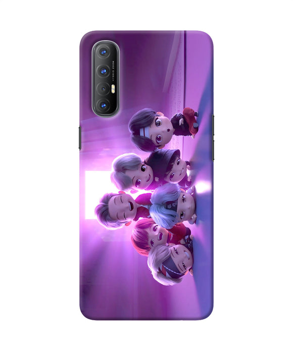 BTS Chibi Oppo Reno3 Pro Back Cover