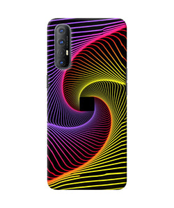 Colorful Strings Oppo Reno3 Pro Back Cover