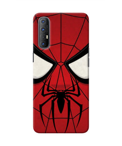Spiderman Face Oppo Reno3 Pro Real 4D Back Cover