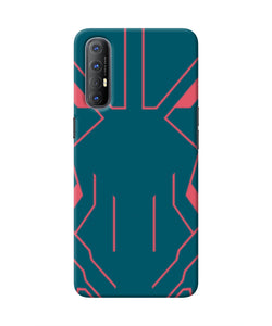 Superman Techno Oppo Reno3 Pro Real 4D Back Cover