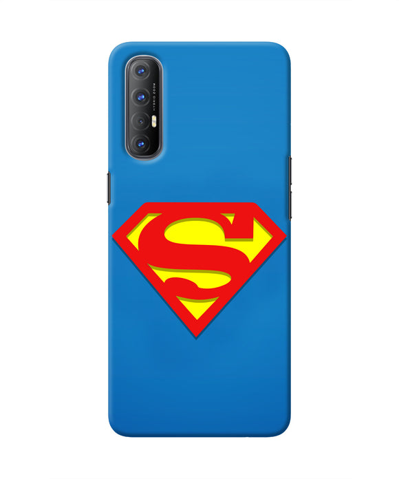 Superman Blue Oppo Reno3 Pro Real 4D Back Cover