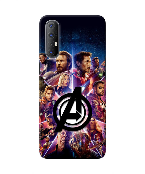 Avengers Superheroes Oppo Reno3 Pro Real 4D Back Cover
