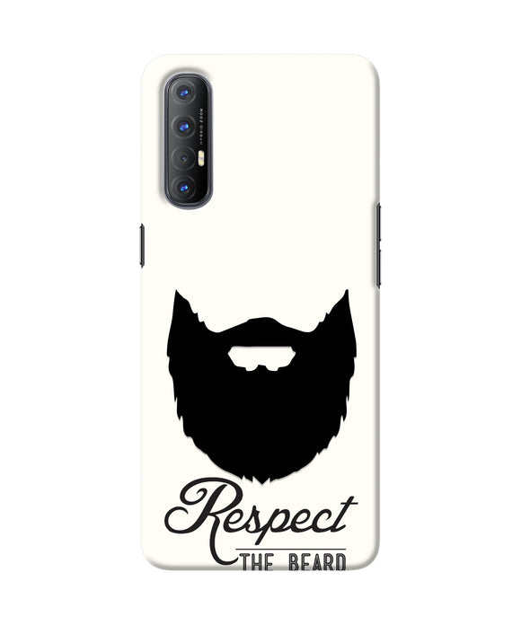 Respect the Beard Oppo Reno3 Pro Real 4D Back Cover