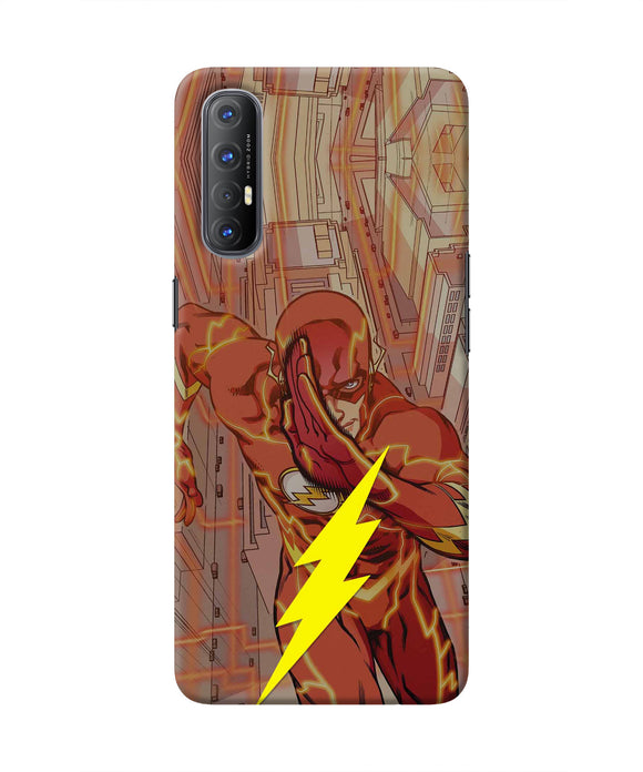 Flash Running Oppo Reno3 Pro Real 4D Back Cover