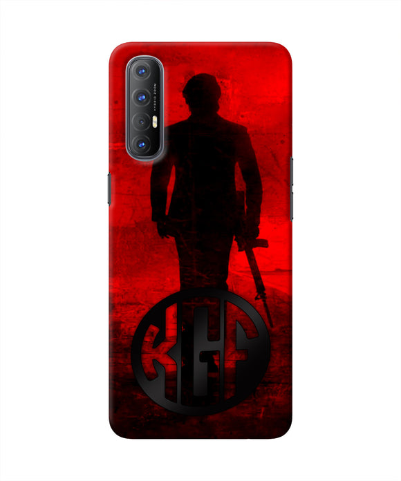 Rocky Bhai K G F Chapter 2 Logo Oppo Reno3 Pro Real 4D Back Cover