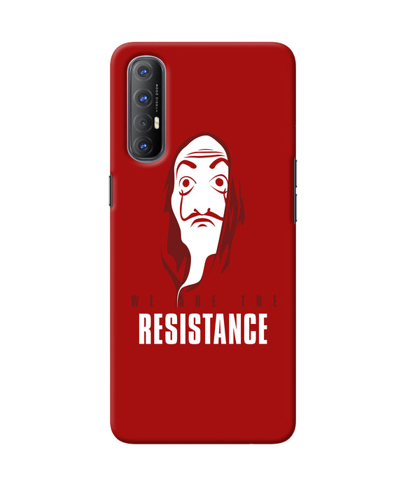 Money Heist Resistance Quote Oppo Reno3 Pro Back Cover