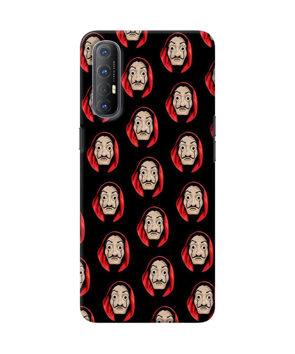 Money Heist Mask Oppo Reno3 Pro Back Cover