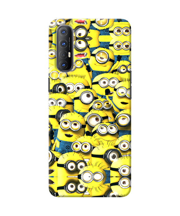 Minions mini crowd Oppo Reno3 Pro Back Cover