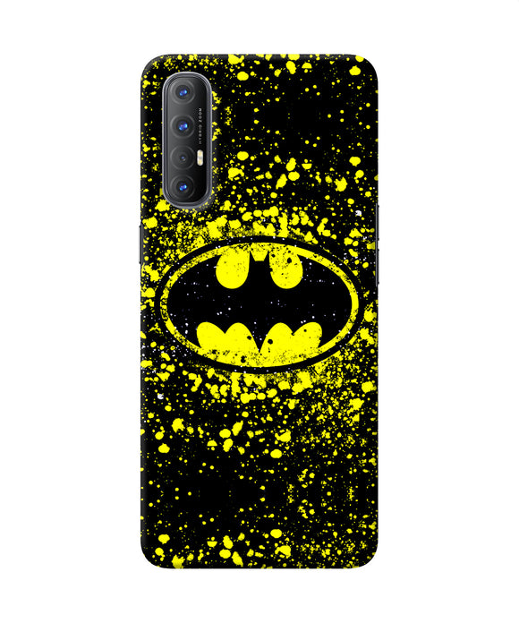 Batman last knight print yellow Oppo Reno3 Pro Back Cover