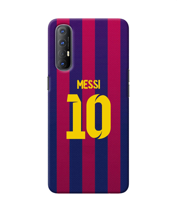Messi 10 tshirt Oppo Reno3 Pro Back Cover