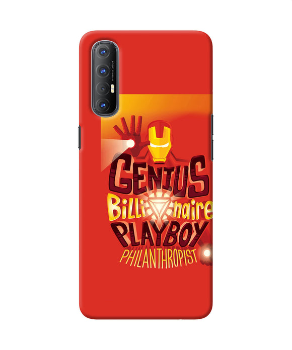 Ironman quote Oppo Reno3 Pro Back Cover