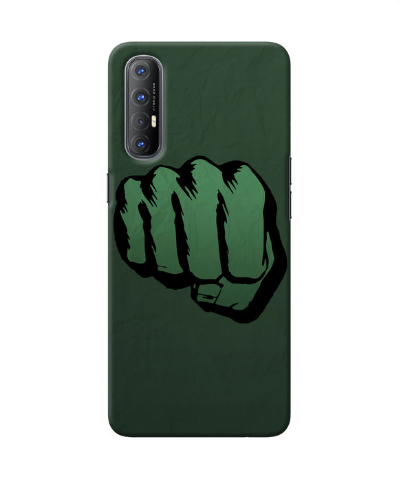 Hulk smash logo Oppo Reno3 Pro Back Cover