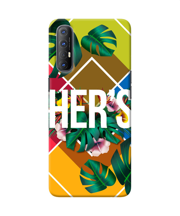 His her two Oppo Reno3 Pro Back Cover