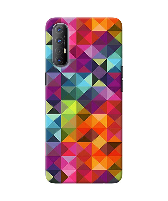 Abstract triangle pattern Oppo Reno3 Pro Back Cover
