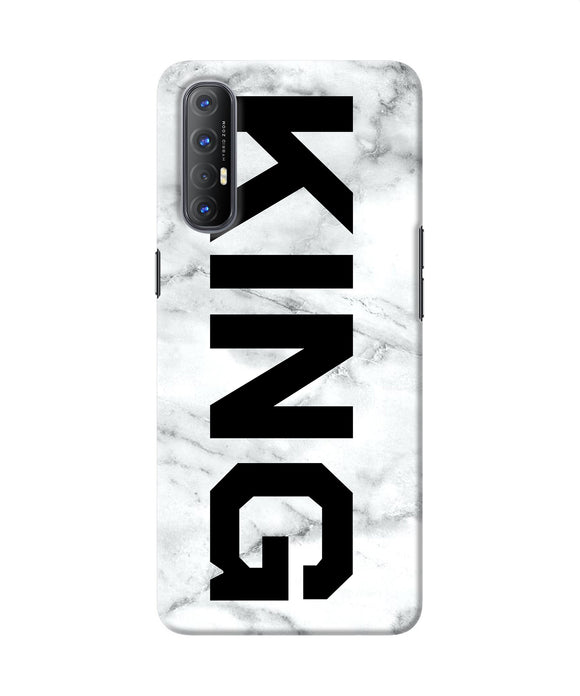 King marble text Oppo Reno3 Pro Back Cover