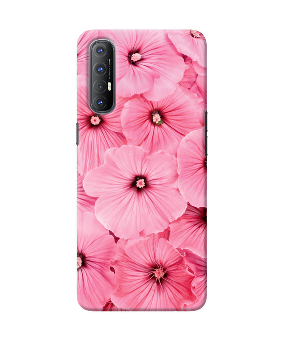 Pink flowers Oppo Reno3 Pro Back Cover