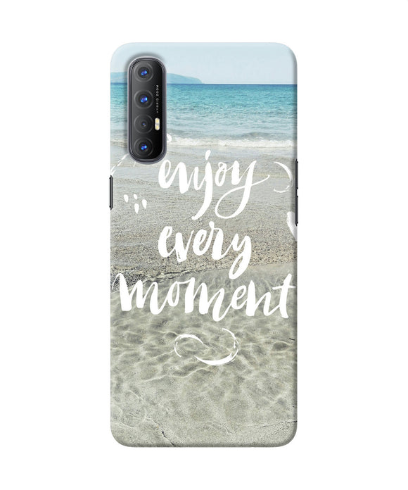 Enjoy every moment sea Oppo Reno3 Pro Back Cover